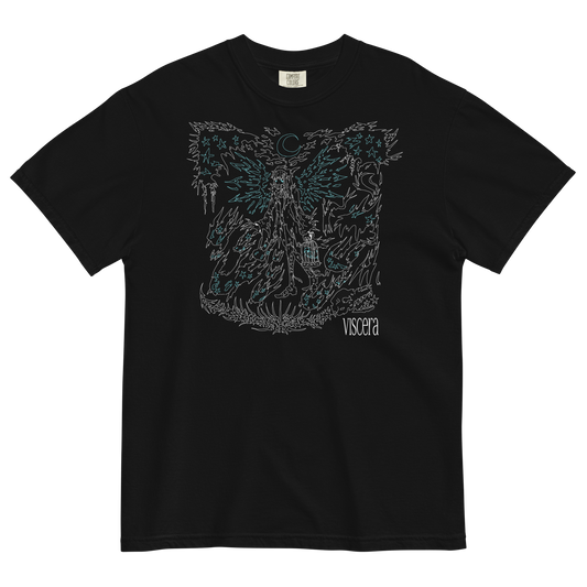 viscera line art tee shirt